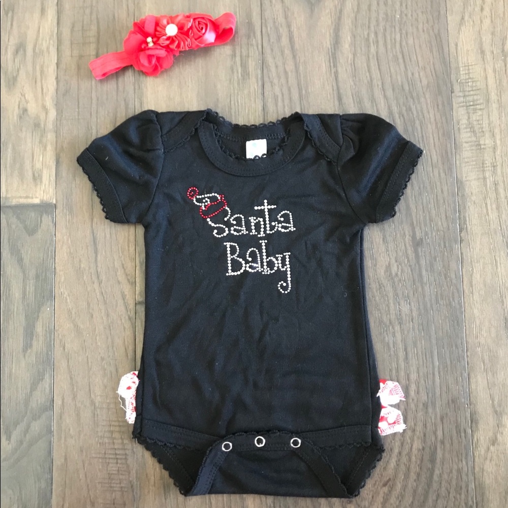 Santa Baby Christmas Onesie